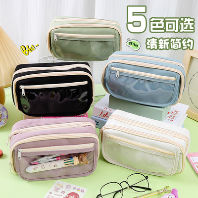 笔袋高颜值ins风文具盒初中生