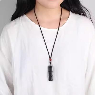 空心吊坠符项链香囊可打开香丸保护套装平安符空袋包随身防水