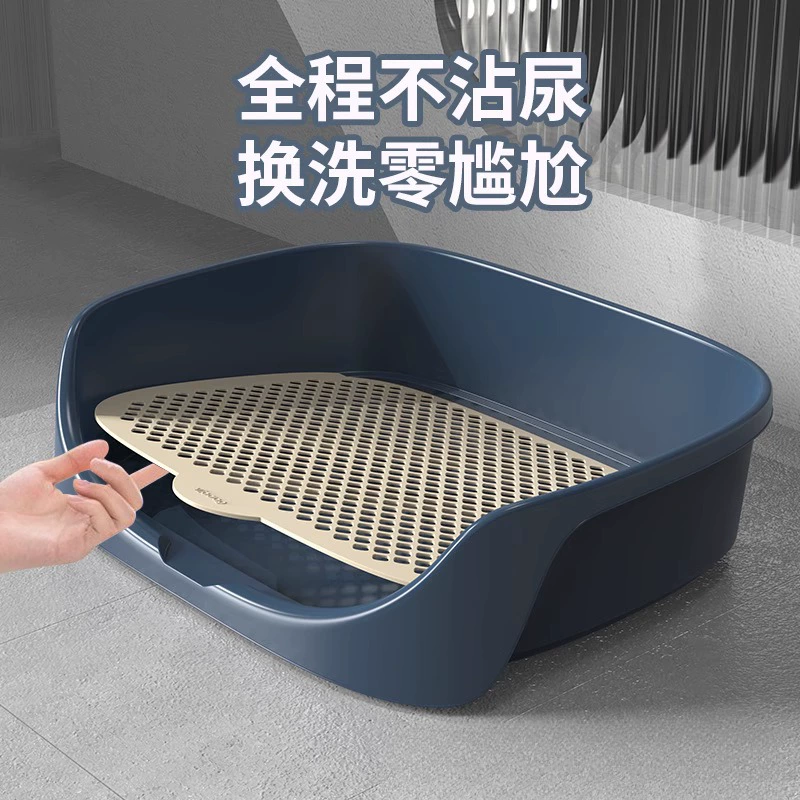 兔子厕所大号防喷尿围栏宠物小兔兔荷兰猪拉屎尿便便盆专用厕所品