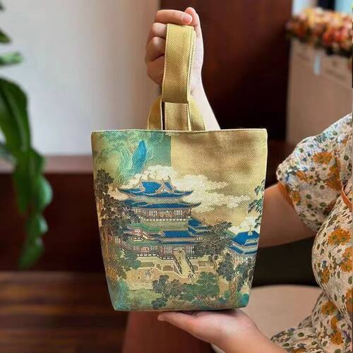 中国风王希孟千里江山图只此青绿