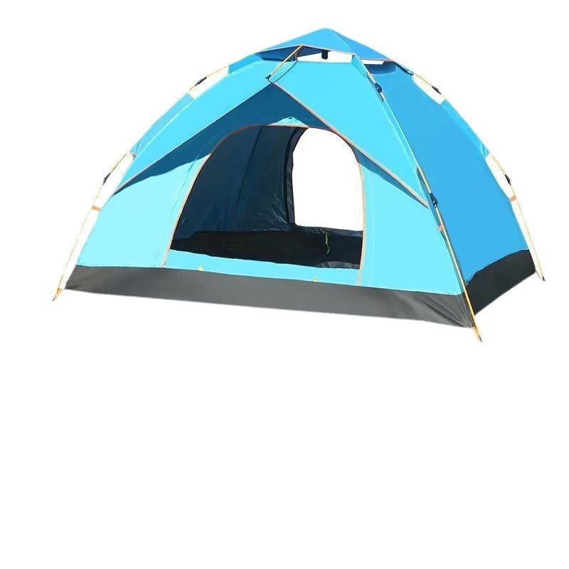 速发星空户外三秒速开床上防寒防风防窥防紫外线户外露营野外帐篷