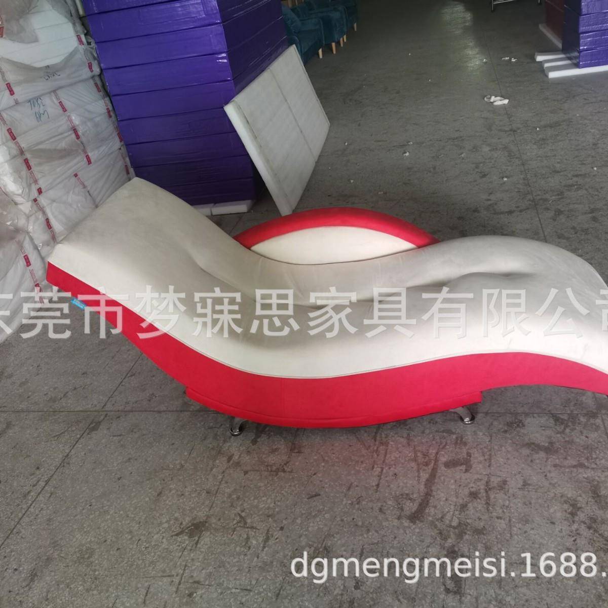 直销布艺贵妃椅客厅北欧简约现代贵妃沙发卧室贵妃榻阳台躺椅床榻