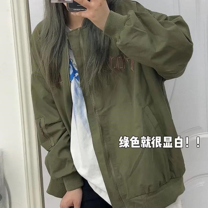 棒球短款外套女装韩版ins