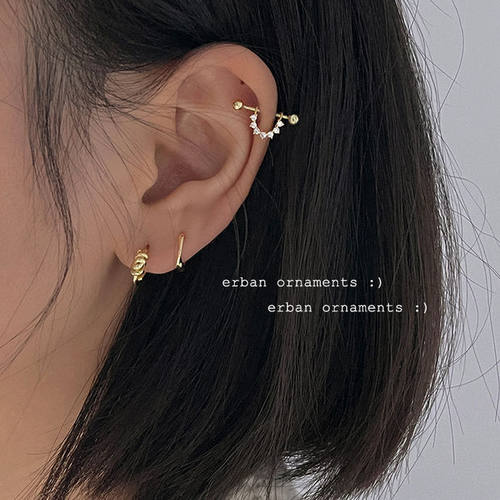 【耳伴】螺丝拧扣s925纯