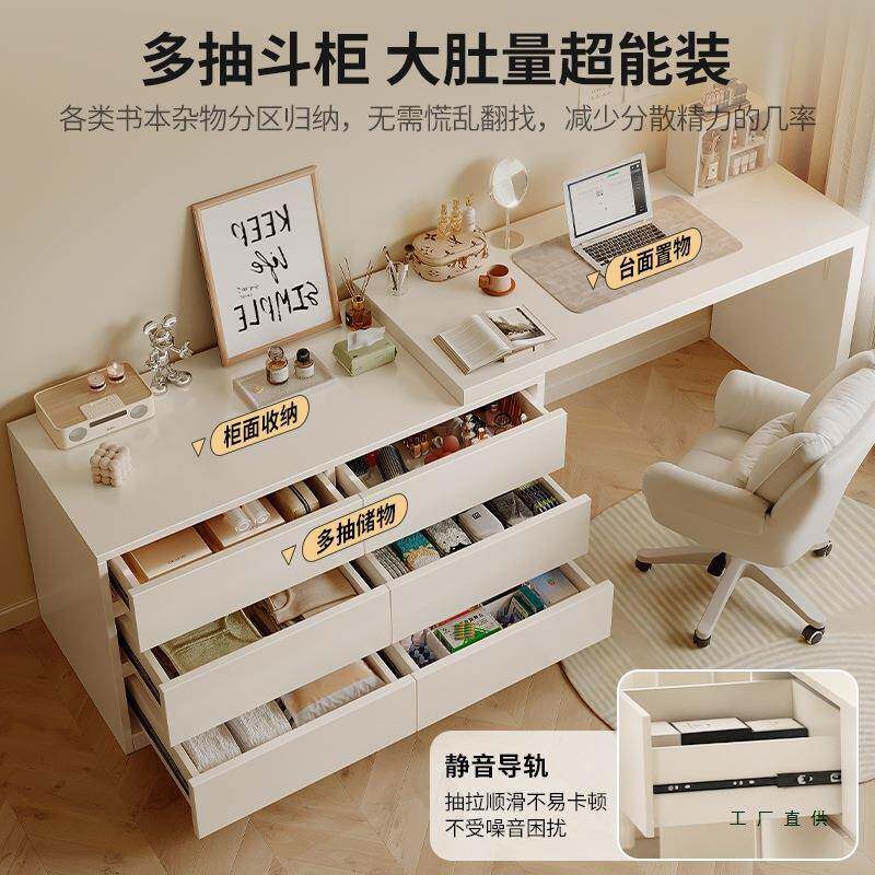 转床角书桌室985半包围梳妆台体一边轻奢感L型办公桌卧子电脑桌