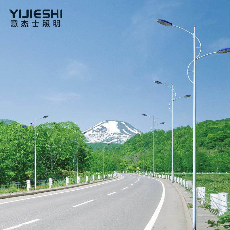 中山意杰士灯厂家L路E户D外路无品牌/高低双头市电市政工程道照明