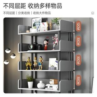 书架简易落地小户型多层置物架卧室收纳架客厅展示架家用小型书柜