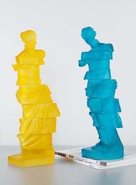 品现代简约摆件家客居饰样板房间电视酒柜树脂摆YQ-H319设厅办公