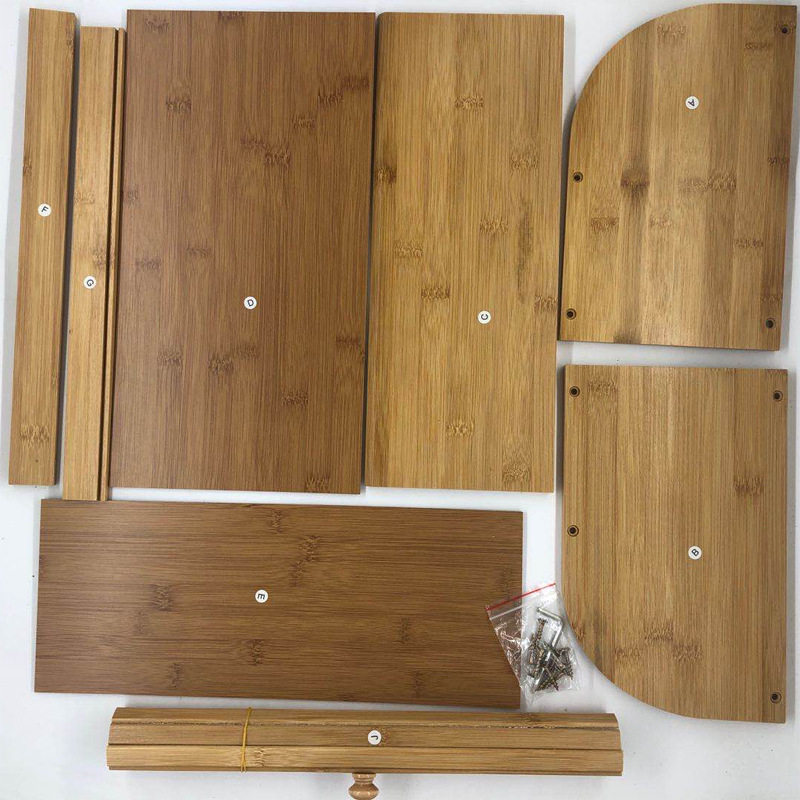 拆装面包箱长期厨房家居用品竹制普通面包箱 楠竹制品收纳整理箱