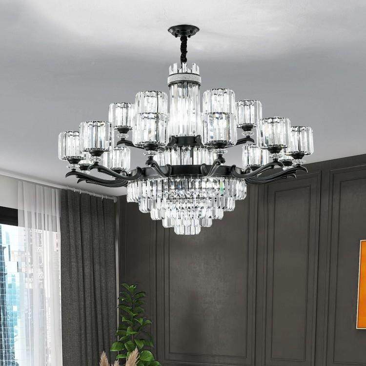 卧轻水晶档客奢厅吊灯现代简约大气家用主室餐厅灯饰美式829高别,家装灯饰光源,智能吊灯,淘宝优惠券,粉丝福利购,淘宝优惠卷