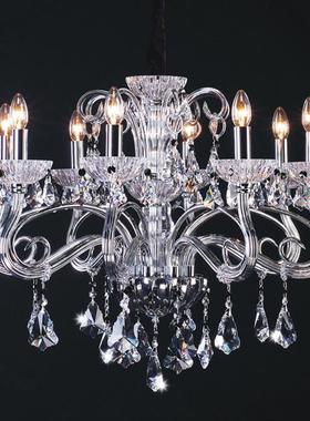 奢华气式客厅吊灯大L欧ED卧室烛灯蜡餐厅创意水晶MD200005灯阳台