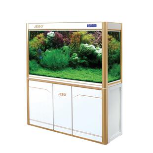 滤鱼缸族箱佳宝JEBO家用客厅大底直角鱼S缸玻璃鱼缸水80龙/1.8米
