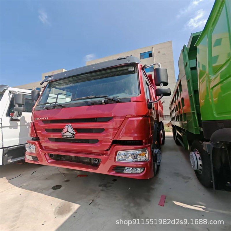 重汽货车豪沃HOWO6×4自卸车出口非洲371/375马力翻斗卡车