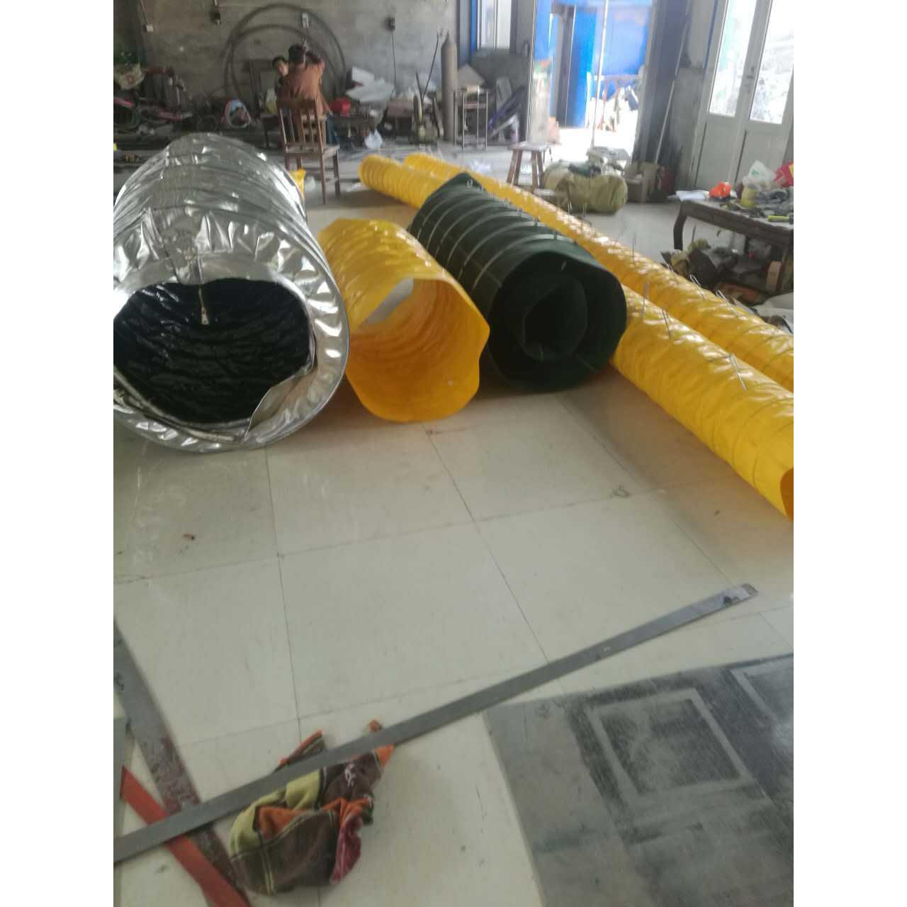 防耐静电，酸碱、化学废气HCJ阻燃、耐磨耐磨、帆布软连接