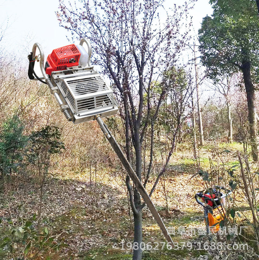 小型便携挖树机 多功能起树汽油移树机 园林苗木挖树机