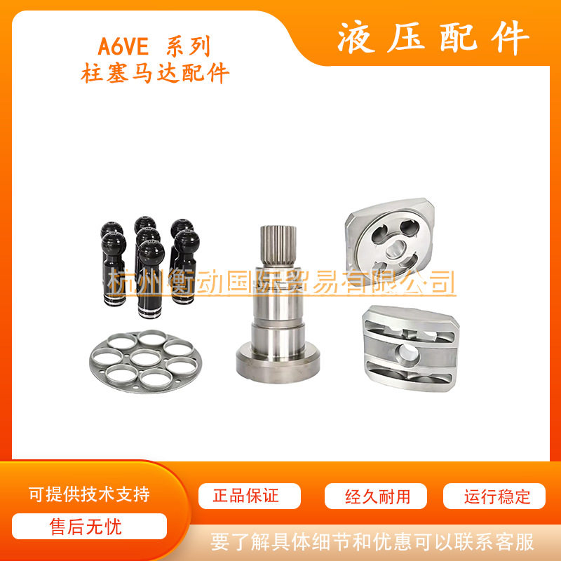A6VE 28 55 80 107 160 250 缸体柱塞配流盘修理包主轴马达配件