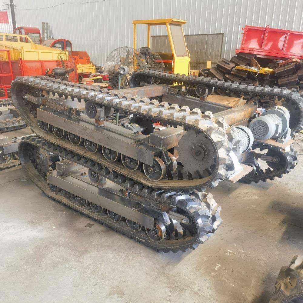 电动带车遥控盘爬差山虎运无品牌/输车工程机械割草底履机底盘速