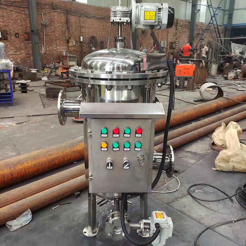 多筒式内部反冲洗过滤器工业纸厂用超清白水多管反冲洗过滤器