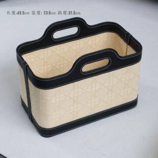 中古风轻奢收纳篮洗衣篮家用收纳筐浴室污衣篮脏衣篓多功能收纳盒