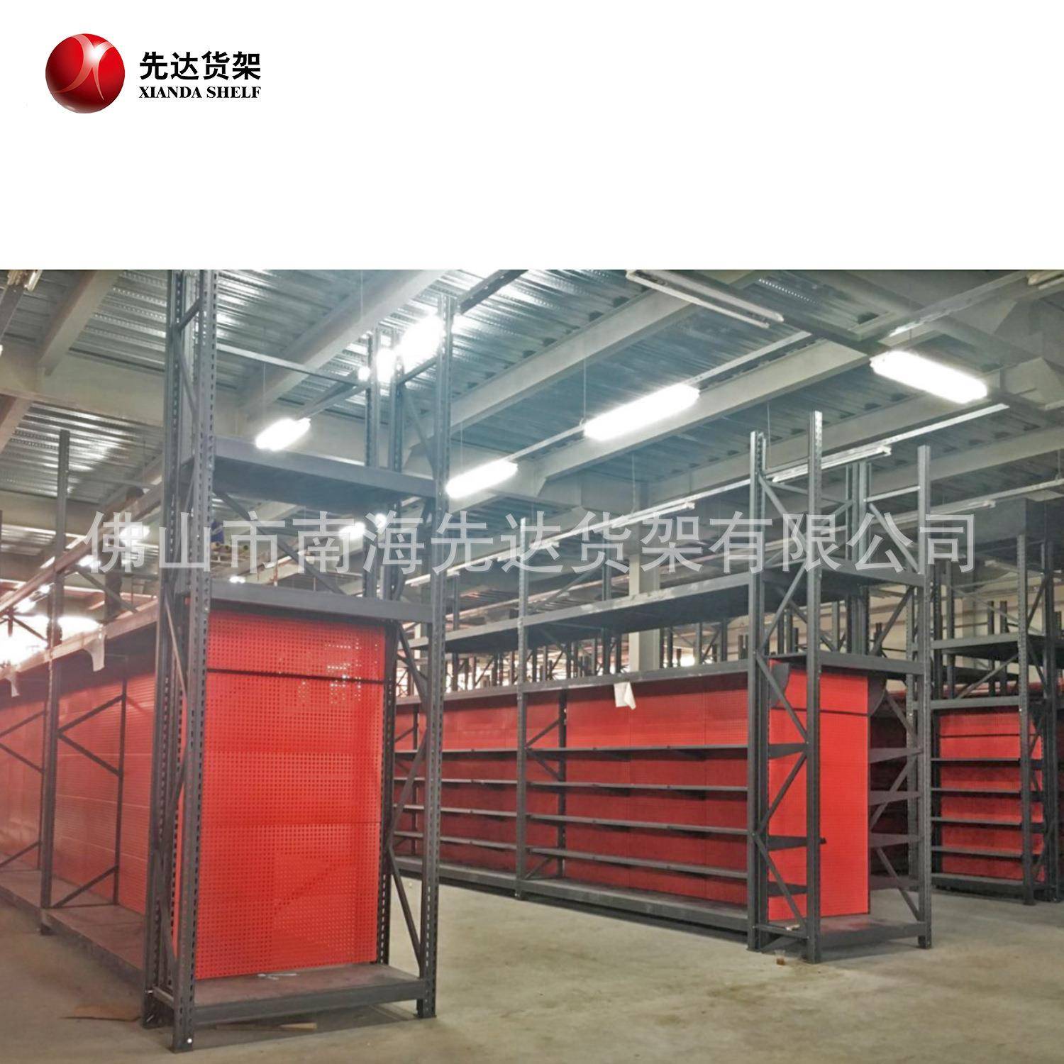广州佛山厂家直销｜五金建材大型卖场货架|仓储式超市货架