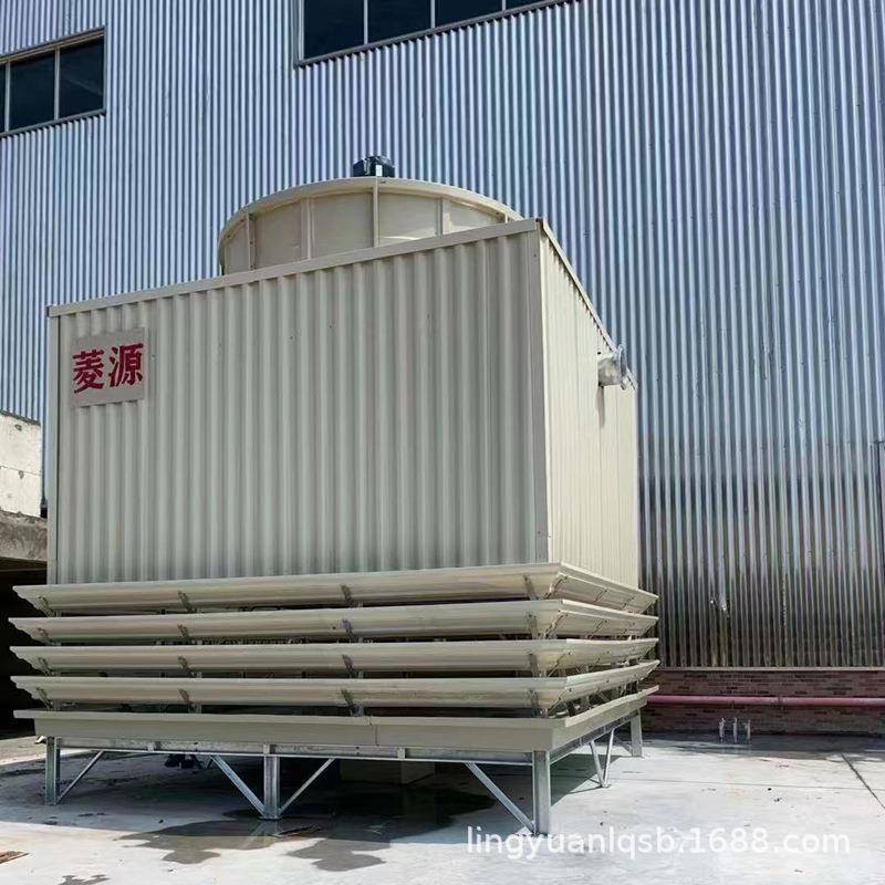 清远工业型冷却水塔大型125T方形逆流式冷却塔空压机冷却塔