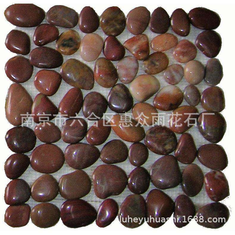 然工厂直供石615纯天高度抛光精鹅卵马赛克抛光鹅卵石马赛克