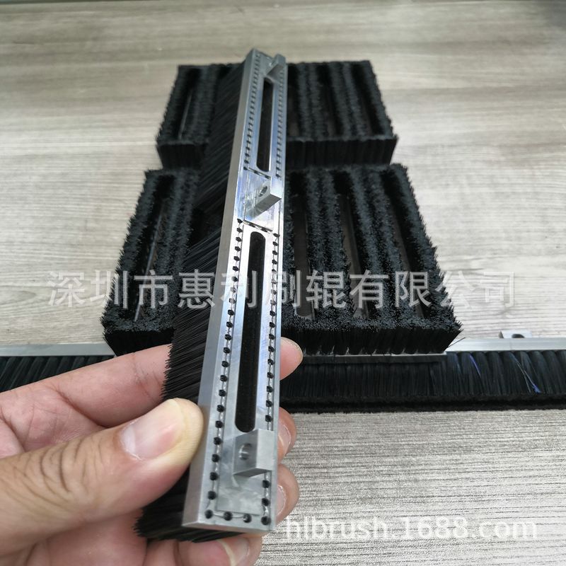 半导体封装设备铝合金防静电毛刷