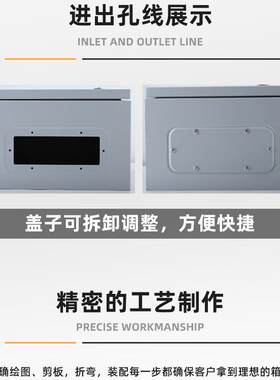两项家用配电箱220V户外明装线三SEP挂墙开关箱相四成套电箱80V