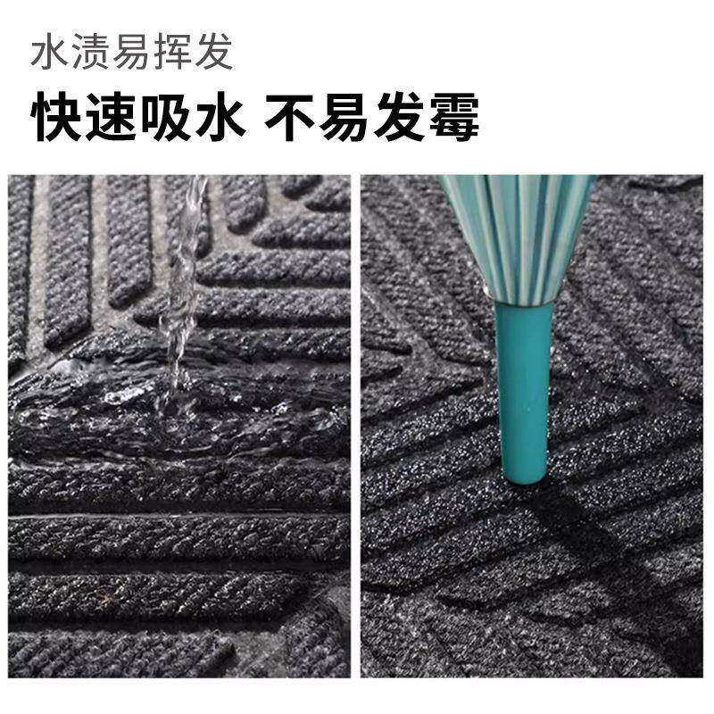 迎宾加防厚地垫轮胎纹毯底垫进门门定制地毯口耐磨吸水广告毯入户