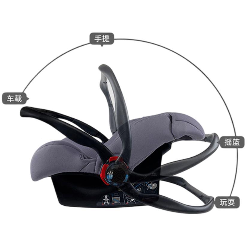 婴儿篮式儿童安全座椅RA-A携汽提车用新儿宝宝睡篮车载便生摇篮EC