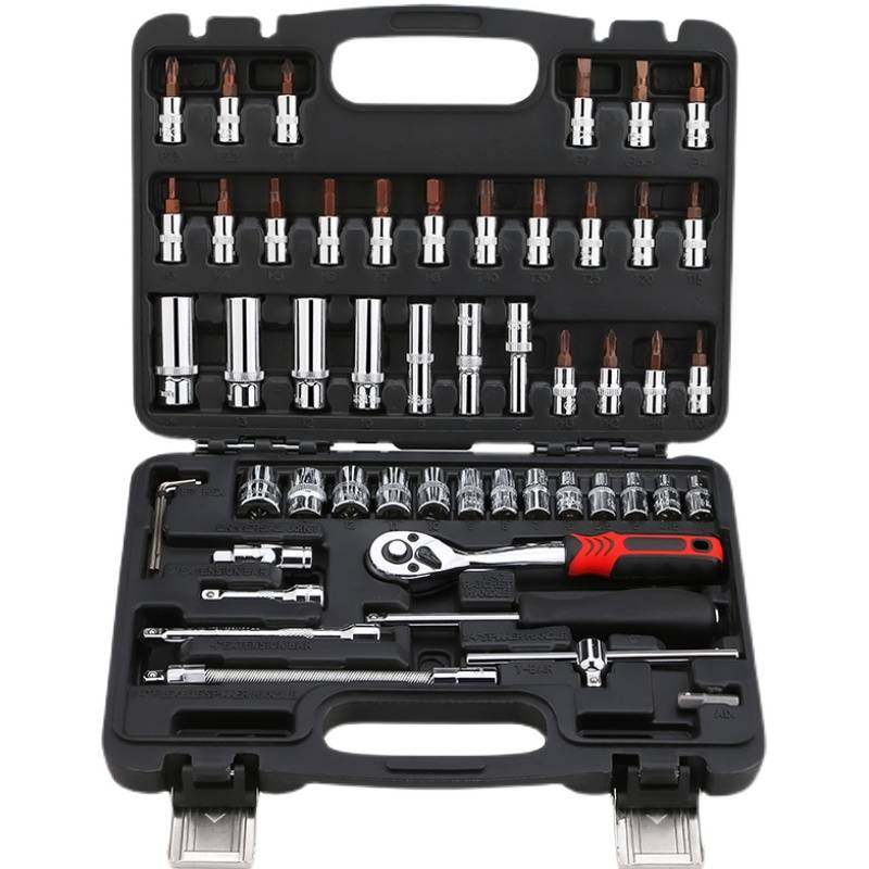 6E3X53件通用汽修组套工具组合小飞一套小快速棘轮套装汽修工