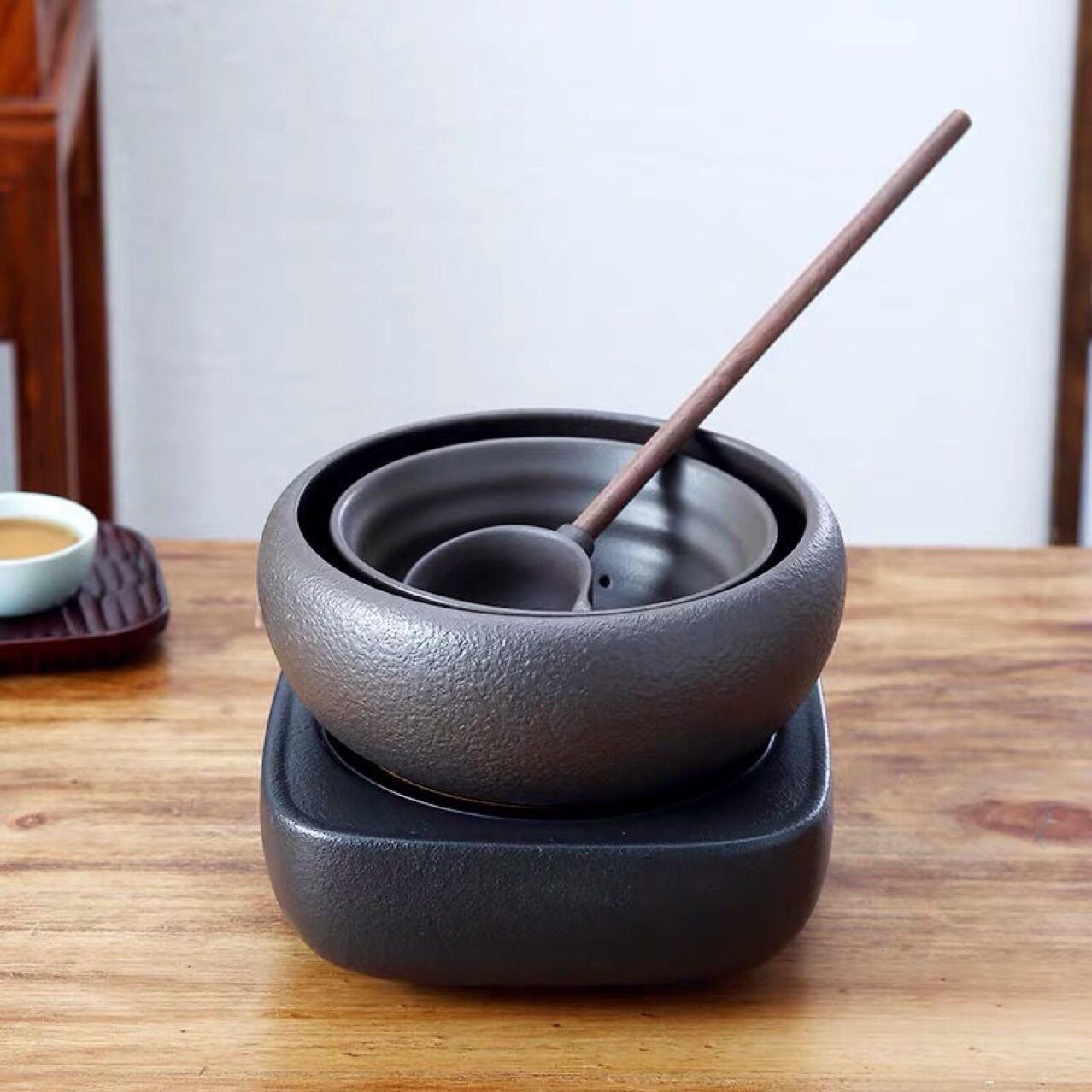 日式复古柴烧陶瓷煮茶炉