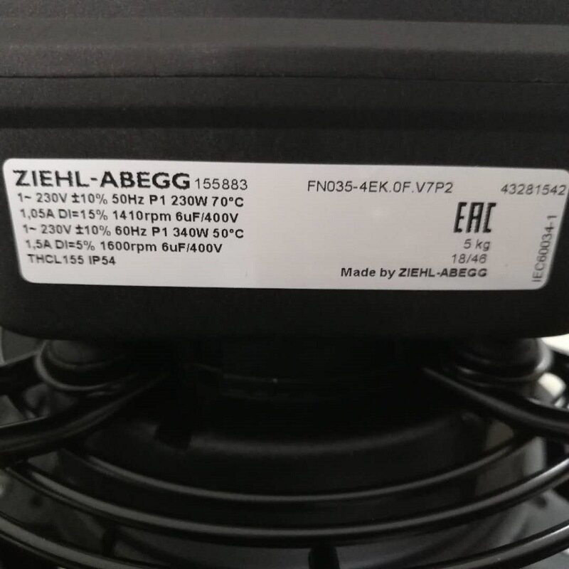 德国施乐百轴流风机FN035-4EK