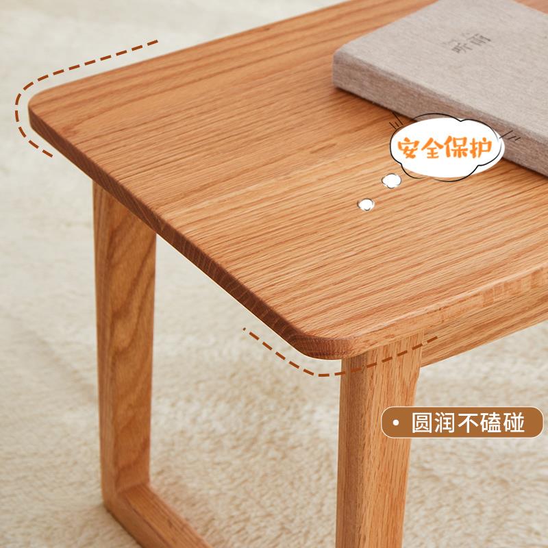 实木飘窗桌几子榻榻米炕上桌茶桌边加诺炕几几家用全客厅橡木茶床