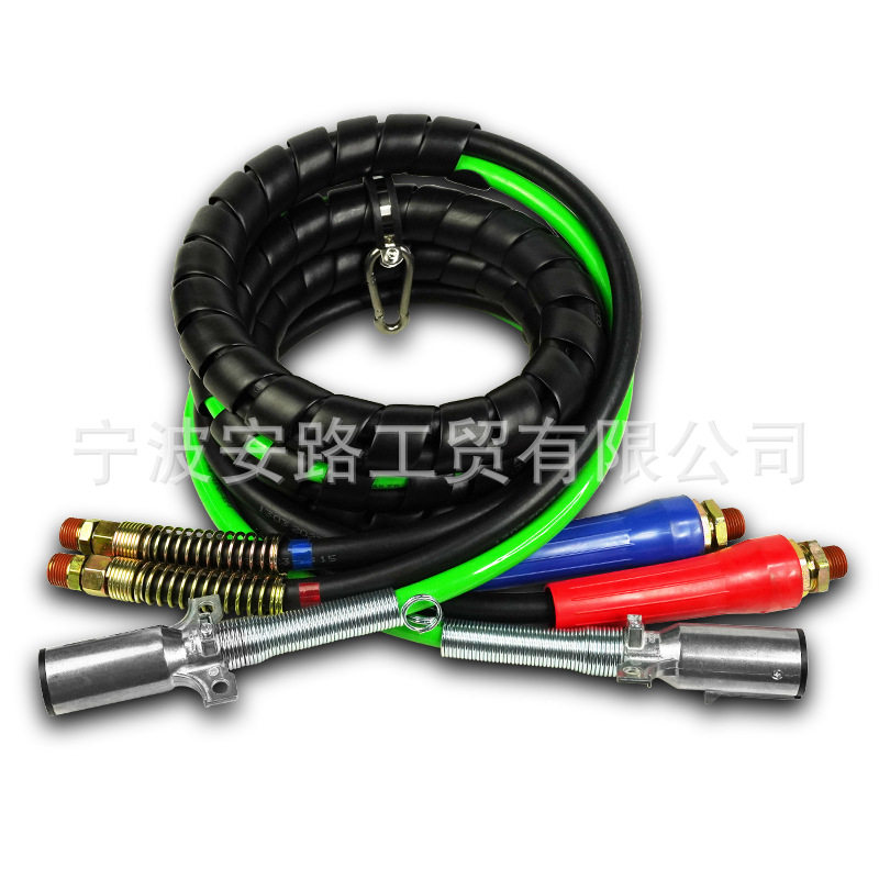 3合1动力空气管路软管7向牵引