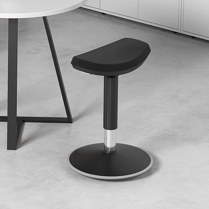马鞍椅人体工学骑马椅吧台站立式升降办公工作转椅厨房不倒翁凳子