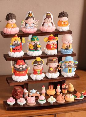 各路神仙财神爷摆件玄关客厅酒柜装饰品店铺开业新房乔迁礼品手办