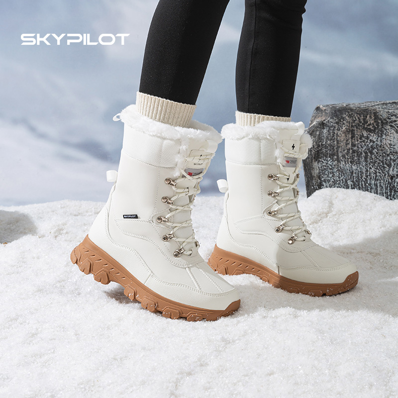 雪地靴女冬季冰面防滑加绒保暖