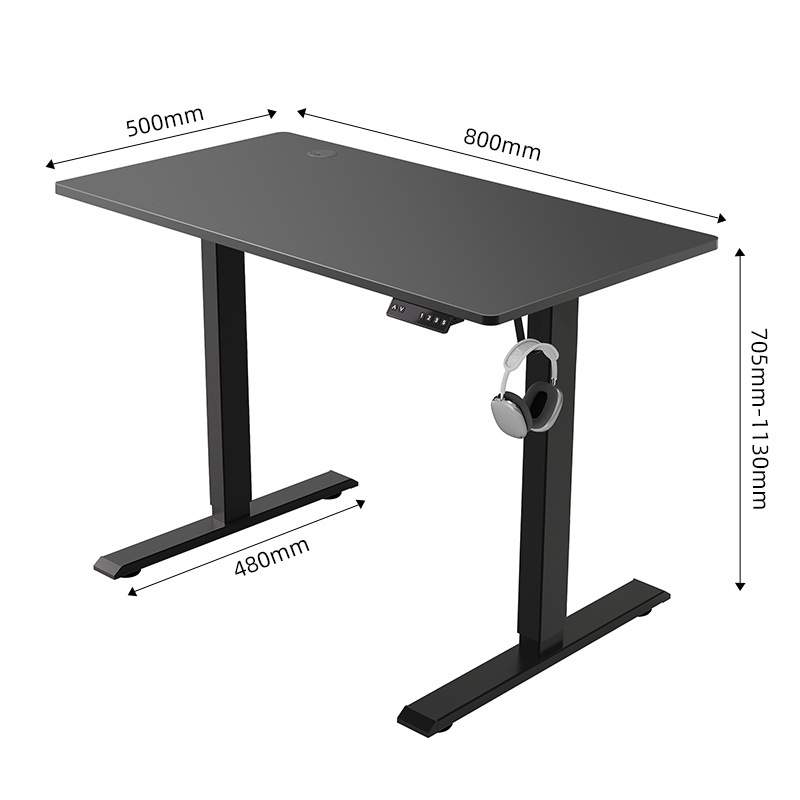 电动升降桌电脑桌坐立式办公桌单电机书桌电动升降桌架升降工作台