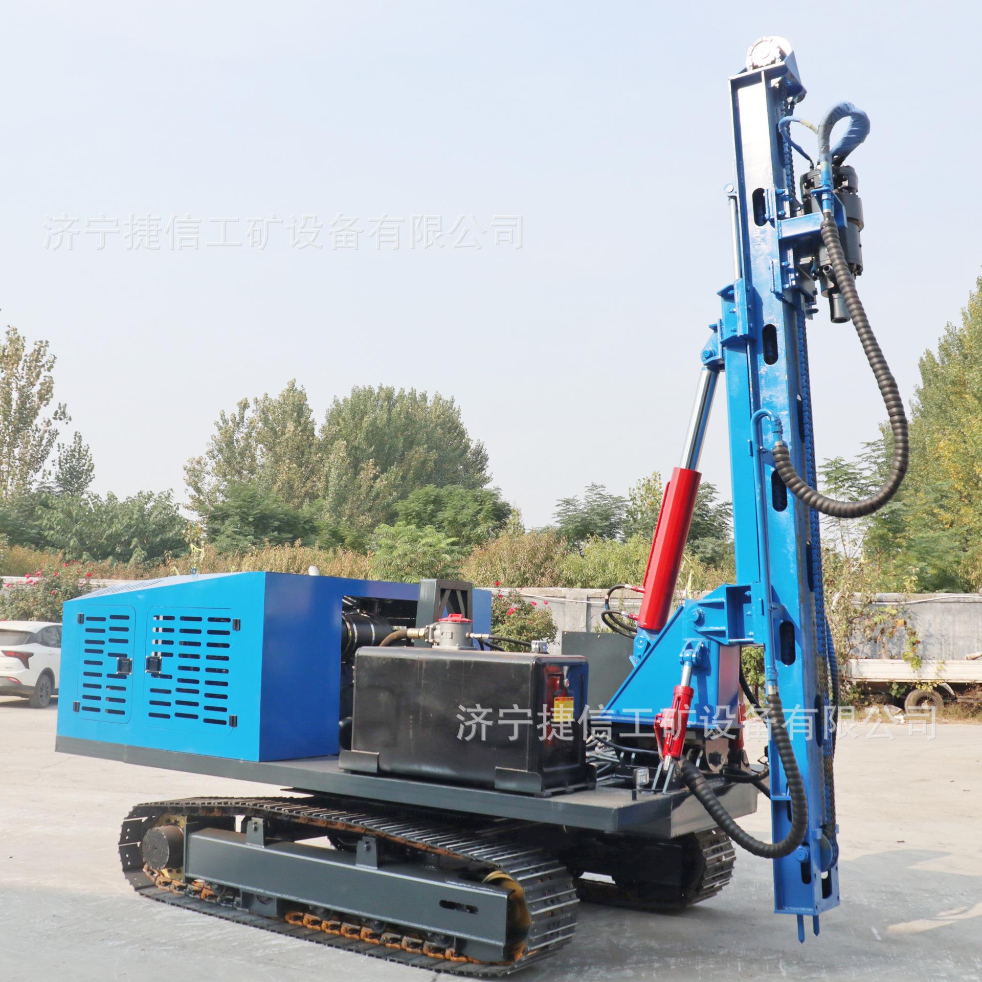 WL-660履带光伏打桩机山地沙漠工程用螺旋地钉钻机陡坡压装机