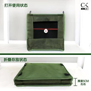 弹弓标靶室内加厚练习射击靶子打把箱回收钢珠凯夫拉训练消音靶箱