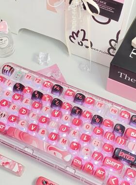 新品限时优惠！向晚外设MOA高度四面透光摇滚乐队机械键盘键帽