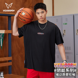维动势能速干投篮服短袖男运动美式篮球训练跑步健身T恤网眼上衣