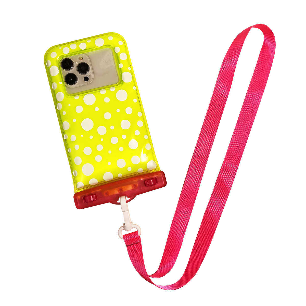 ORIGINAL DESIGN: CARTOON FLUORESCENT COLOR AIRBAG HOT SPRING RAFTING SWIMMING WATERPROOF BAG HALTERNECK MOBILE PHONE WATERPROOF BAG TOUCH SCREEN