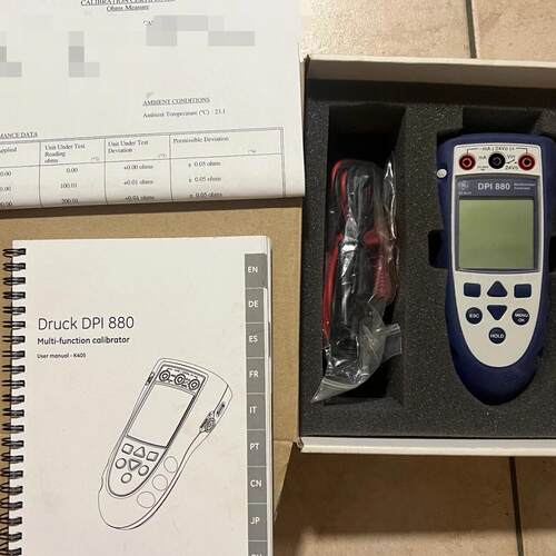GE Druck DPI 880 多功能校准仪 温度压力mA mV V测量议价维修