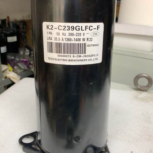 K2-C239GLFC-F 油冷机压缩机 东元 220V 1408W 机床专用议价维修