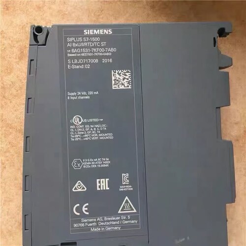 6AG1531-7KF00-7AB0 S7-1500模拟量输入工控模块议价维修