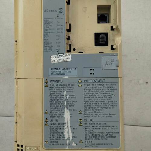 CIMR-AB4A0018FBA 安川变频器 工控自动化调速设备议价维修