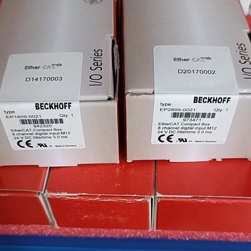 EP1809-0021 倍福工控模块 EtherCAT M12数字输入模块议价维修