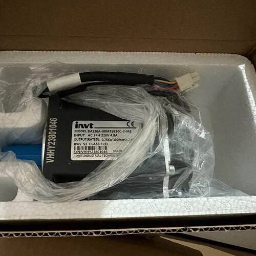 IMS20A-08M75B30C-2-M3 伺服电机 750W 英威腾工控议价维修